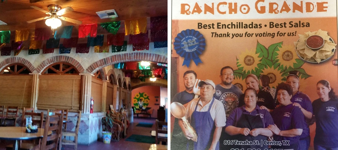 Rancho Grande Mexican Menu