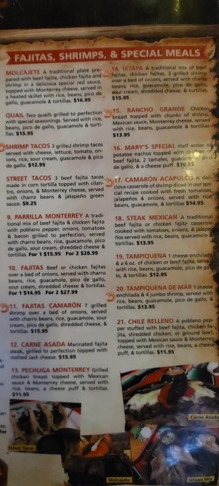 Rancho Grande Mexican Menu image 2